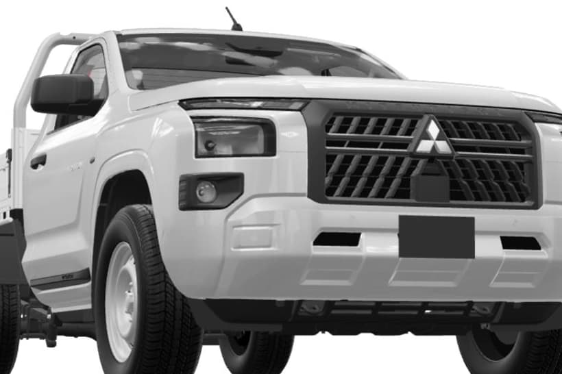 White 2026 Mitsubishi Triton Cab Chassis Glx (4X2)
