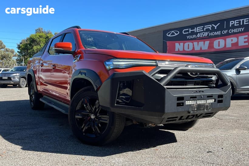 Orange 2023 LDV T60 Double Cab Utility Mega Tub (4X4)