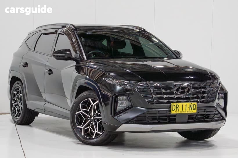 Black 2023 Hyundai Tucson Wagon Highlander (Awd)