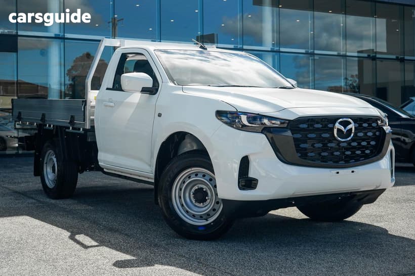 White 2026 Mazda BT-50 Cab Chassis Xs (4X2)