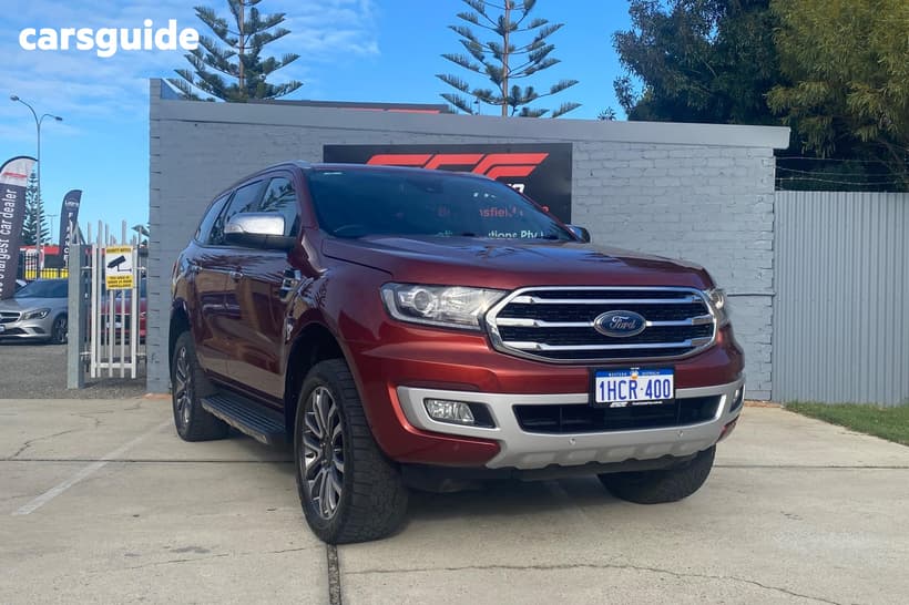 Orange 2019 Ford Everest Wagon Titanium (4Wd 7 Seat)