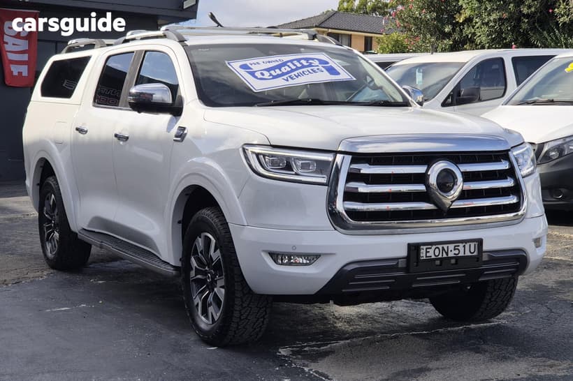 White 2021 GWM UTE Dual Cab Utility Cannon (4X4)