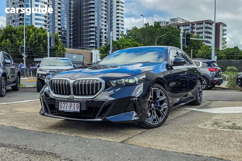 Black 2023 BMW 520I Sedan M Sport Mhev