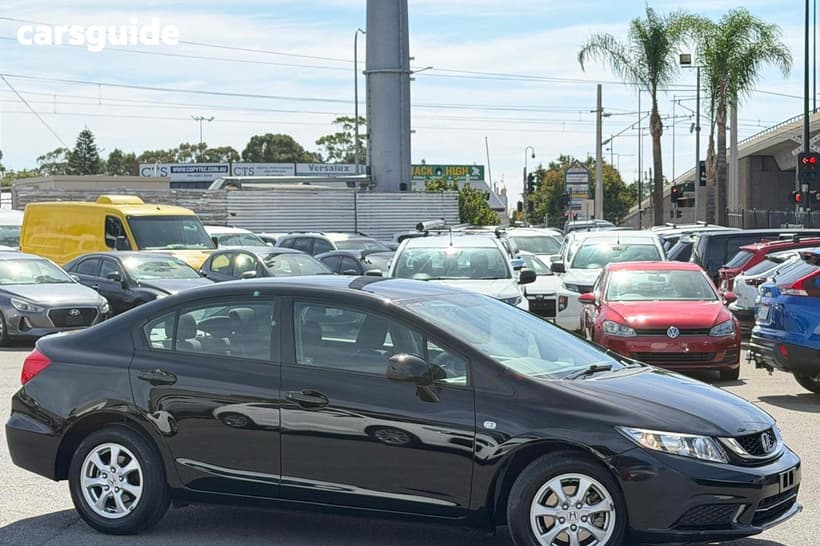 Black 2015 Honda Civic Sedan Vti