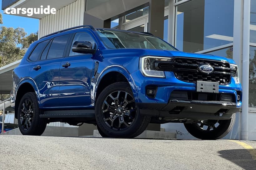 Blue 2025 Ford Everest Wagon Sport (Rwd)