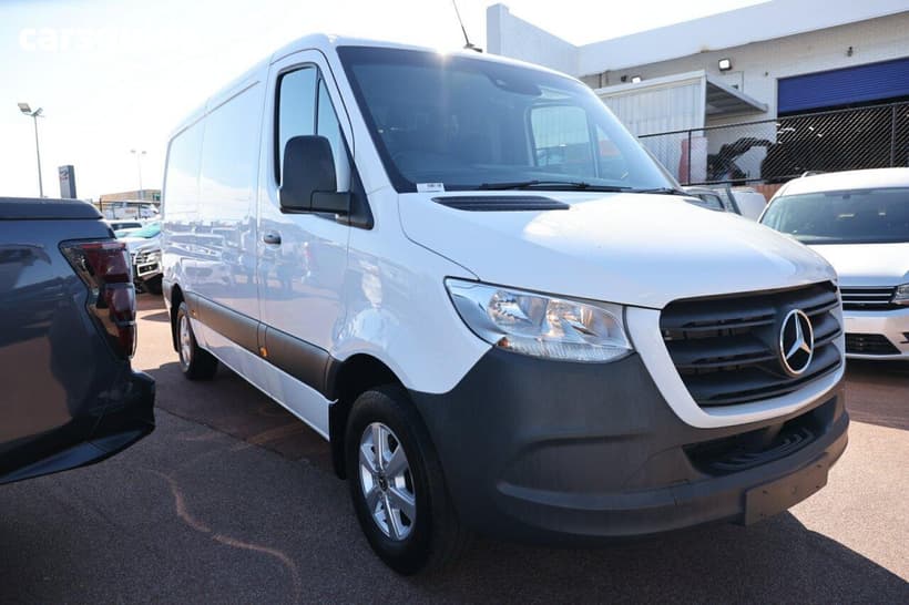 White 2023 Mercedes-Benz Sprinter Van 419Cdi Vs30 Lwb Rwd