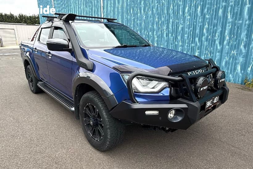 Blue 2020 Isuzu D-MAX Crew Cab Utility X-Terrain (4X4)