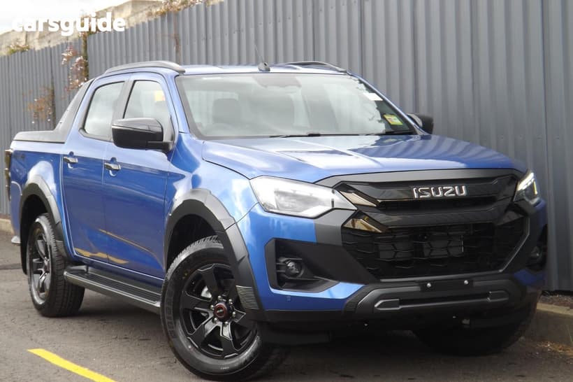Blue 2026 Isuzu D-MAX Crew Cab Utility X-Terrain (4X4)