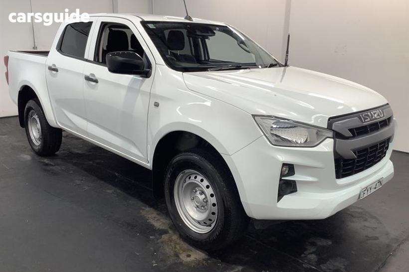 White 2022 Isuzu D-MAX Crew Cab Utility Sx (4X2) High-Ride