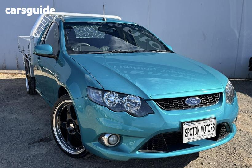 Green 2009 Ford Falcon Ute Tray XR6