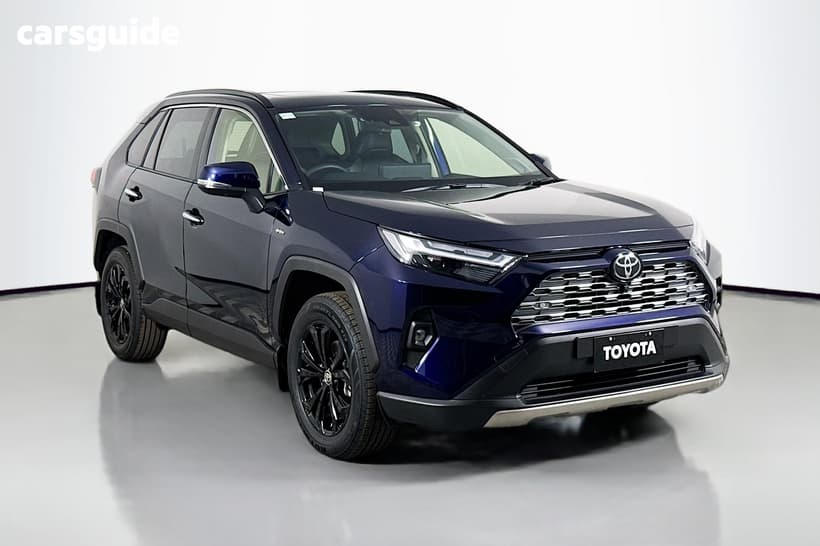 Blue 2025 Toyota RAV4 Wagon Cruiser (2Wd) Hybrid
