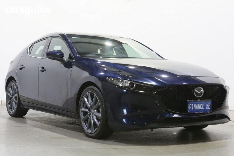 Blue 2021 Mazda 3 Hatchback G20 Touring
