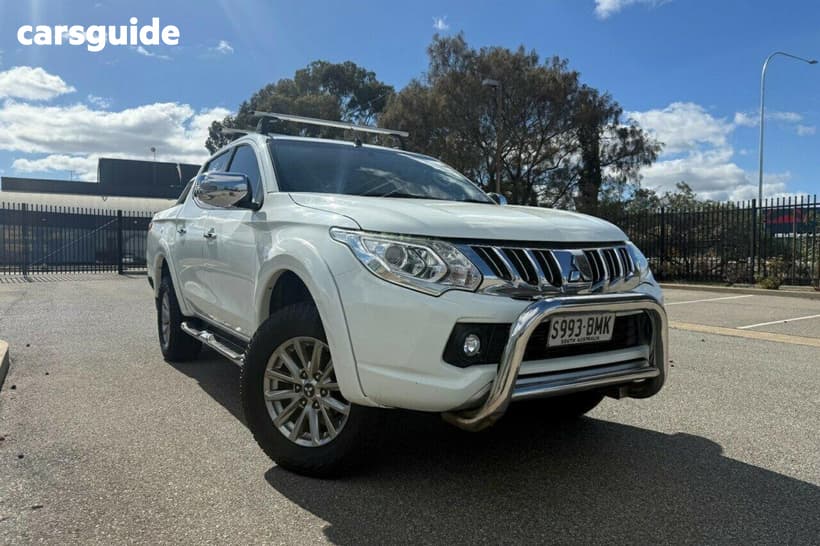 White 2016 Mitsubishi Triton Dual Cab Utility Gls (4X4)