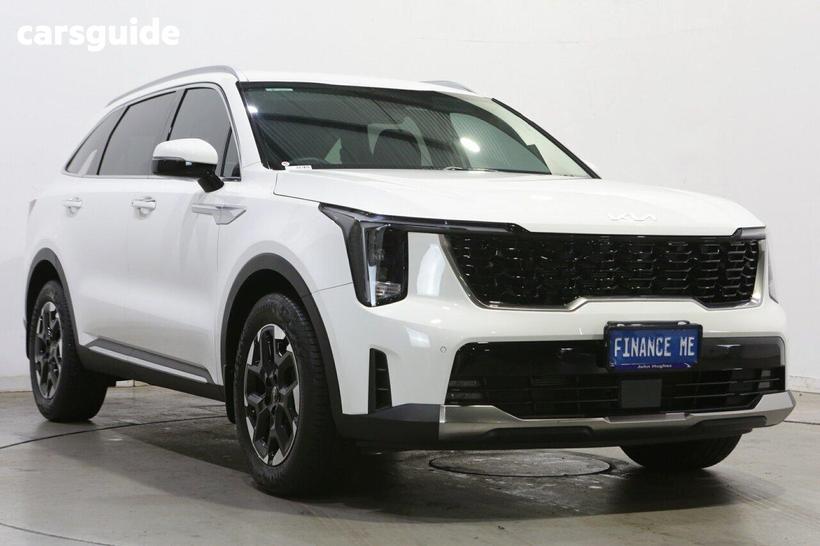 White 2024 Kia Sorento Wagon Sport 7 Seat
