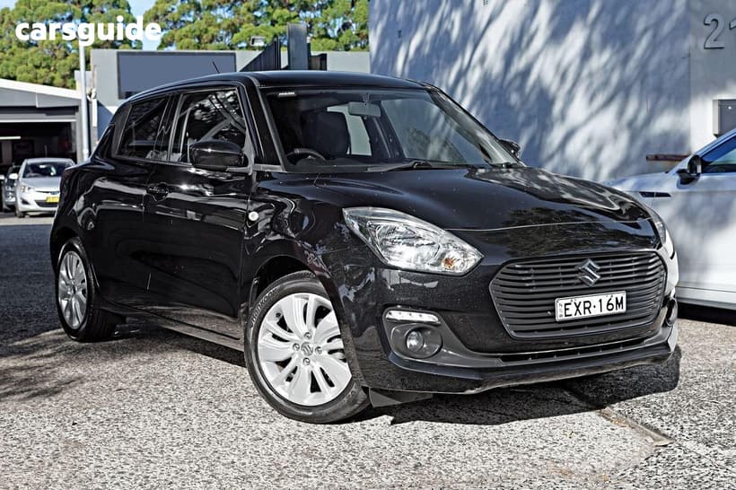 Black 2019 Suzuki Swift Hatchback Gl Navi