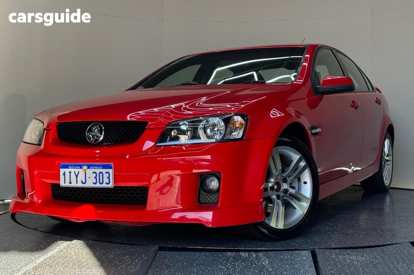 Red 2007 Holden Commodore Sedan Ss