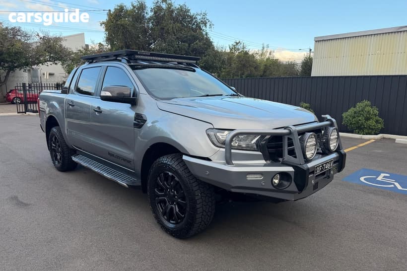 Silver 2019 Ford Ranger Double Cab Pick Up Wildtrak 2.0 (4X4)