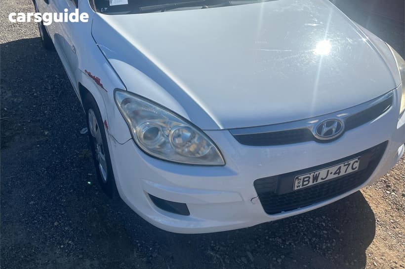 White 2008 Hyundai I30 Hatchback Sx