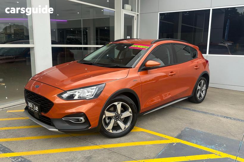 Orange 2019 Ford Focus Hatchback Active