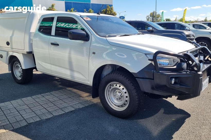 White 2021 Isuzu D-MAX Space Cab Chassis Sx (4X4)