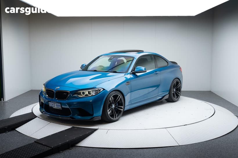 Blue 2017 BMW M2 Coupe