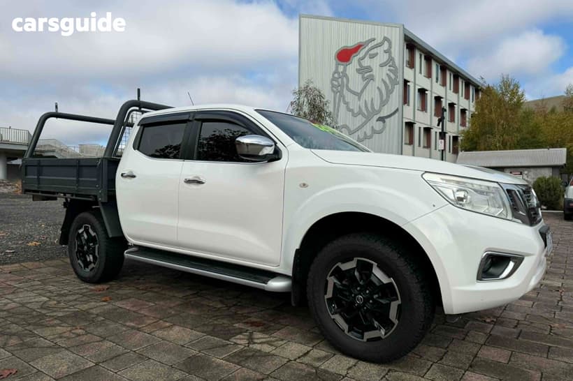 White 2015 Nissan Navara Dual Cab Utility St (4X4)