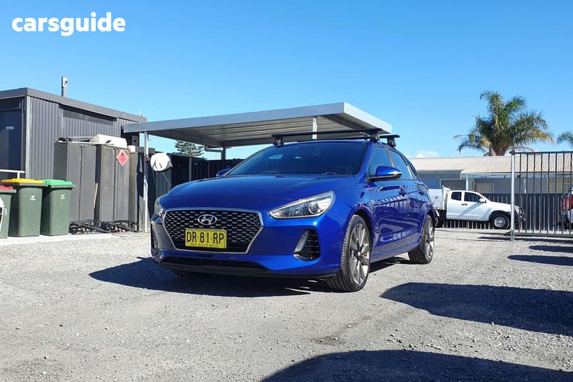 Blue 2018 Hyundai I30 Hatchback Sr