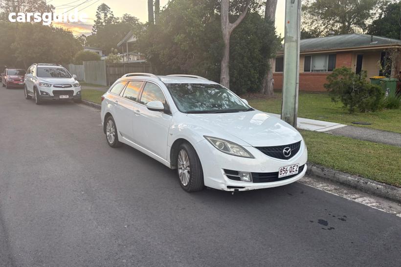White 2008 Mazda 6 Wagon Classic