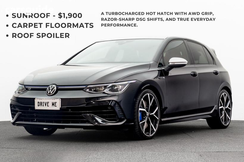 Black 2022 Volkswagen Golf Hatchback R 4Motion