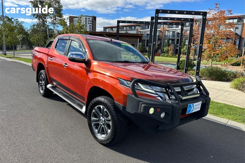 Orange 2019 Mitsubishi Triton Dual Cab Pick-up Toby Price Edition