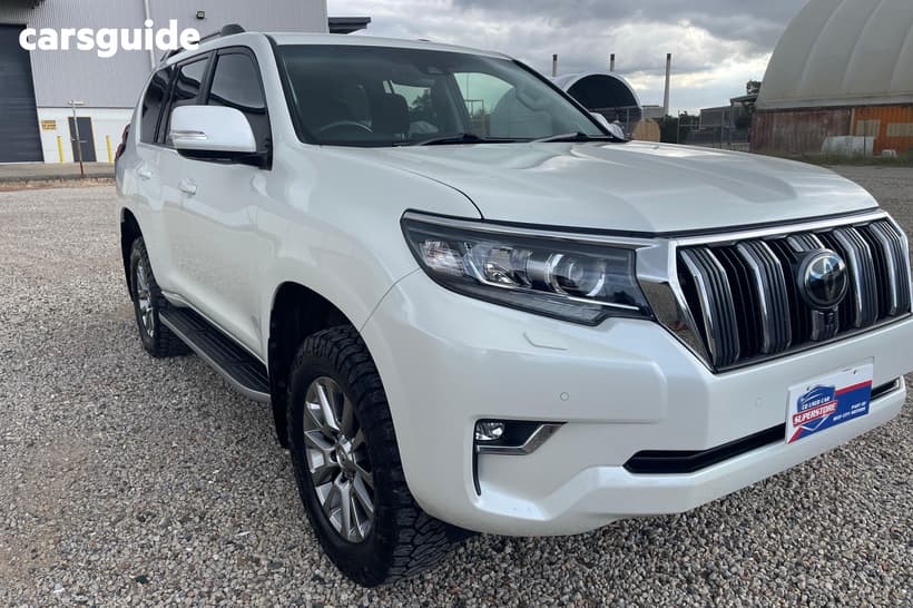 White 2020 Toyota Landcruiser Prado Wagon Vx