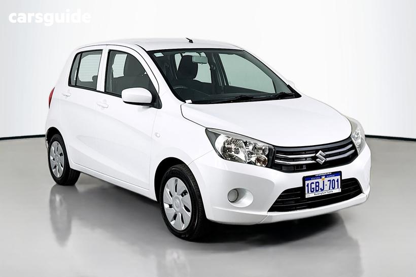 White 2015 Suzuki Celerio Hatchback
