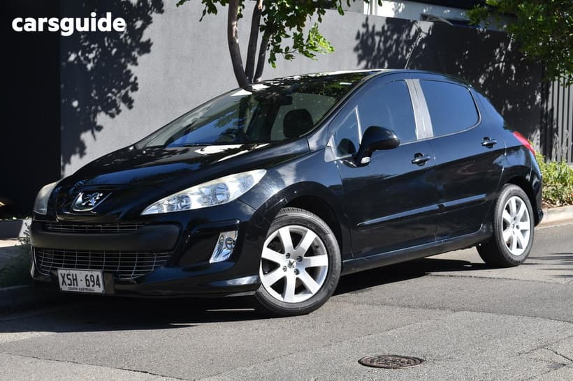 Black 2008 Peugeot 308 Hatchback Xse Hdi