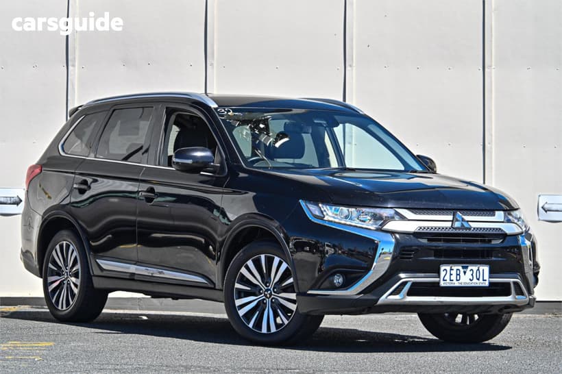 Black 2018 Mitsubishi Outlander Wagon Ls 7 Seat (Awd)