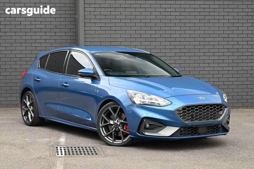Blue 2021 Ford Focus Hatchback St