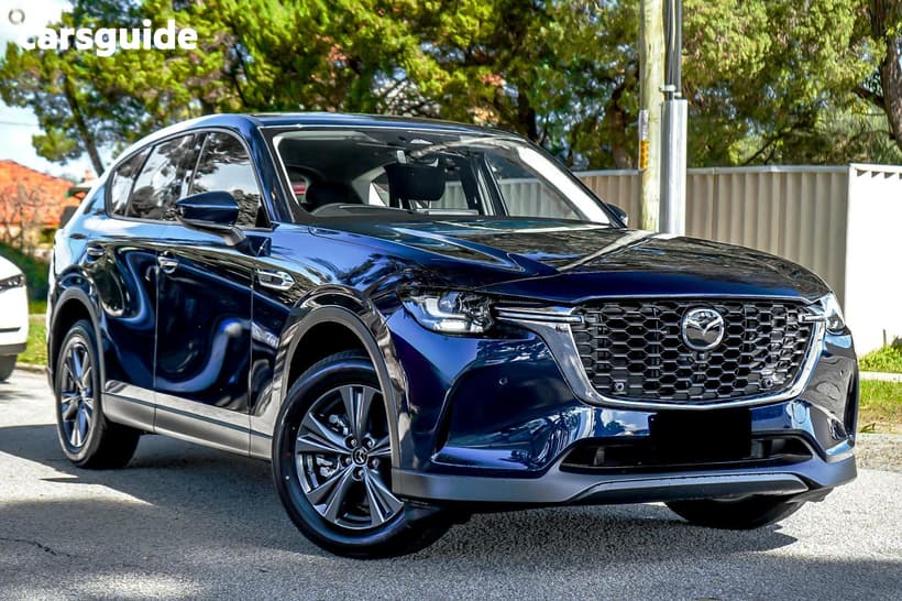 Blue 2025 Mazda CX-60 Wagon G40E Pure Hybrid