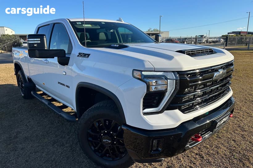 White 2025 Chevrolet Silverado HD Ute Tray LTZ PREMIUM W/TECH PACK 4X4