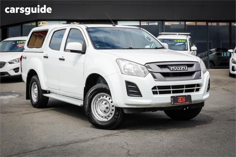 White 2019 Isuzu D-MAX Crew Cab Utility Sx (4X4)