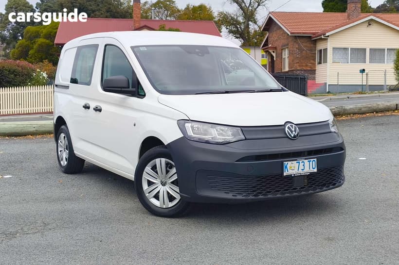 White 2023 Volkswagen Caddy Commercial TDI320 F
