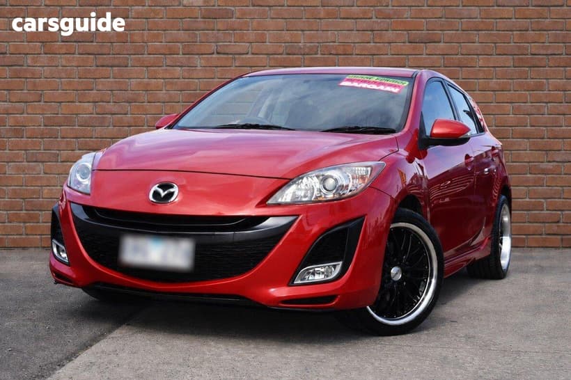 Red 2009 Mazda 3 Hatchback Sp25