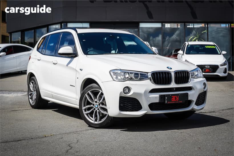 White 2017 BMW X3 Wagon Xdrive 20D