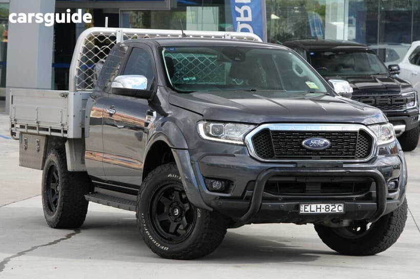 Grey 2020 Ford Ranger Super Cab Utility Xlt 2.0 (4X4)