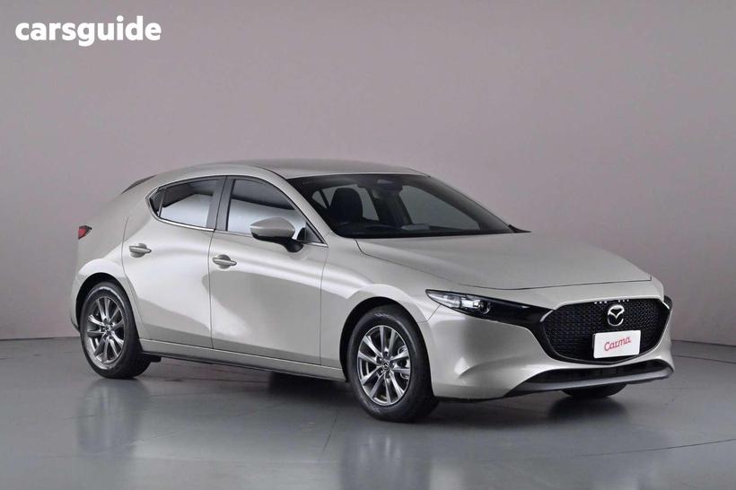 Beige 2024 Mazda 3 Hatchback G20 Pure