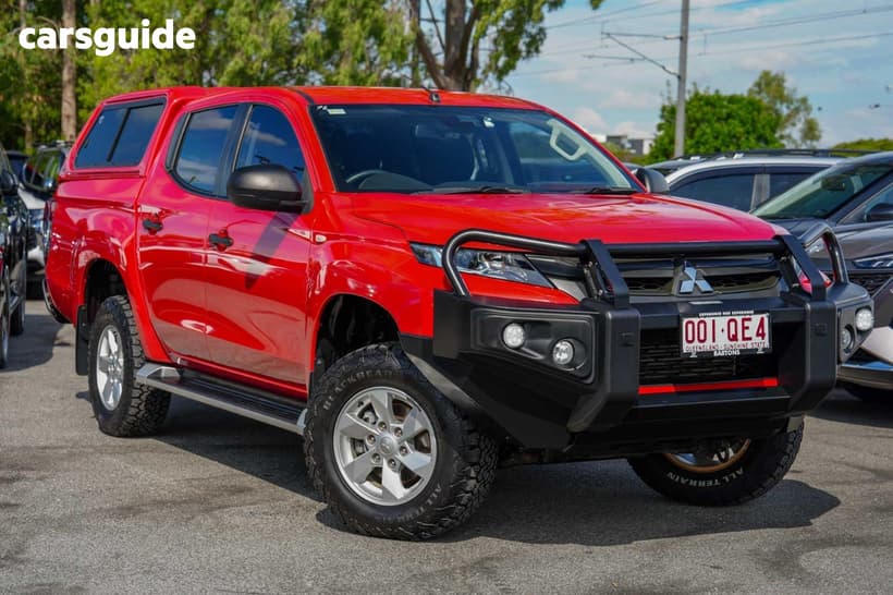 Red 2020 Mitsubishi Triton Club Cab Pickup Glx Plus (4X4)