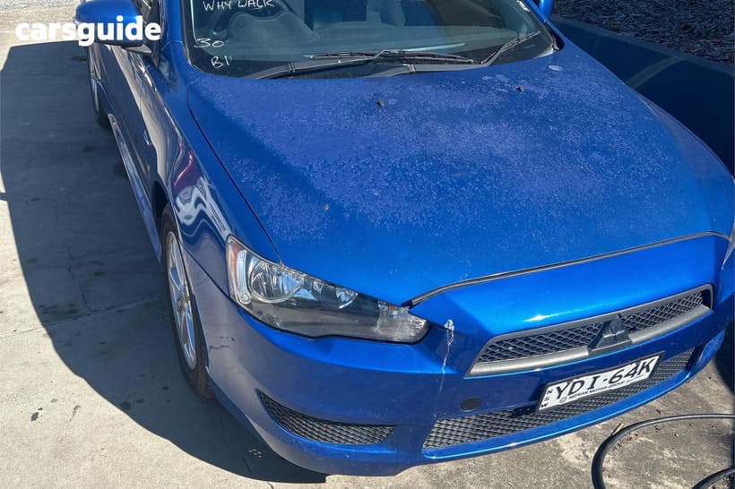 Blue 2015 Mitsubishi Lancer Sedan Es Sport