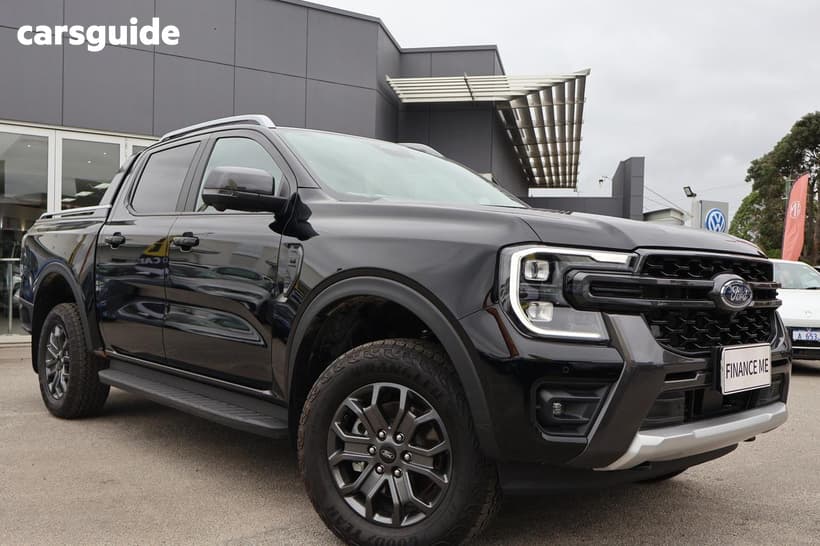 Black 2025 Ford Ranger Double Cab Pick Up Wildtrak 3.0 (4X4)