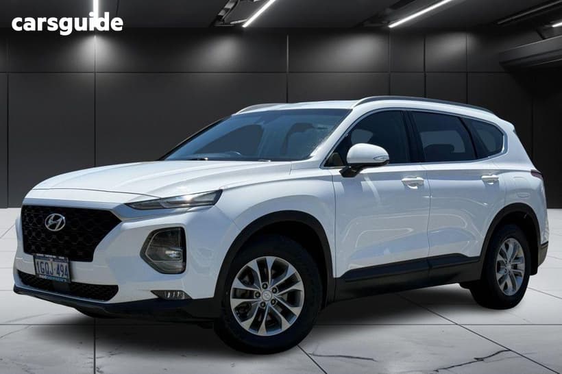 White 2018 Hyundai Santa FE Wagon Active Crdi (Awd)