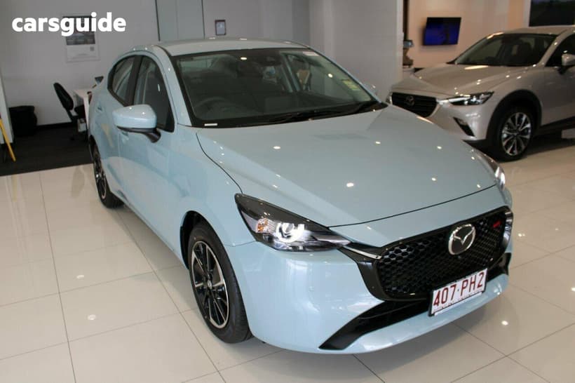 Blue 2025 Mazda Mazda2 Sedan G15 Gt
