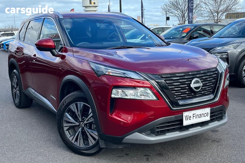 Red 2025 Nissan X-Trail Wagon St-L (4Wd) E-Power (Hybrid)
