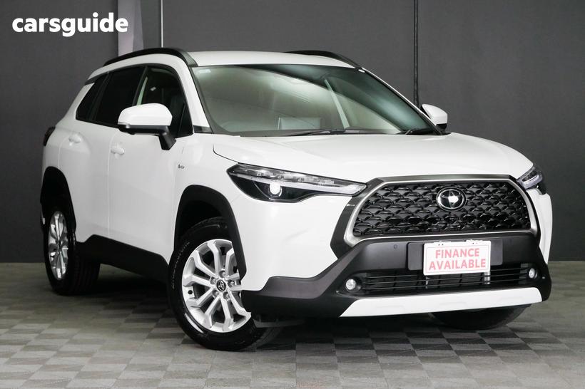 White 2025 Toyota Corolla Cross Wagon Gxl 2Wd Hybrid